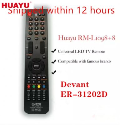 Devant ER-31202D 40CB520 32DL543 HUAYU RM-L1098+8 For PANSONIC SAMSUNG HTACHI SHARP Universal LCD Remote Controls devant remote control smart