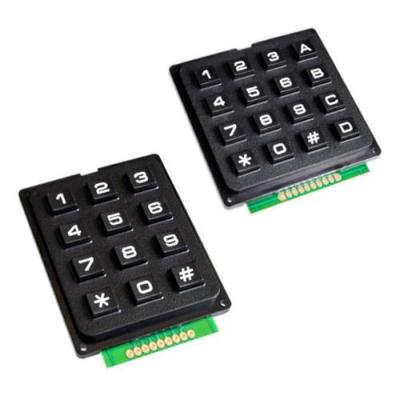 ✳ 4x4 3x4 Matrix Keyboard Keypad Module Use Key PIC AVR Stamp Sml 4x4 3x4 Plastic Keys Switch for Arduino Controller