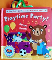 *Original* Really Decent Mix and Match Books– Playtime Party! Hard Cover Mix and Match Play Book for Kid / หนังสือปกแข็ง มิกซ์แอนด์แมทช์ สำหรับเด็ก