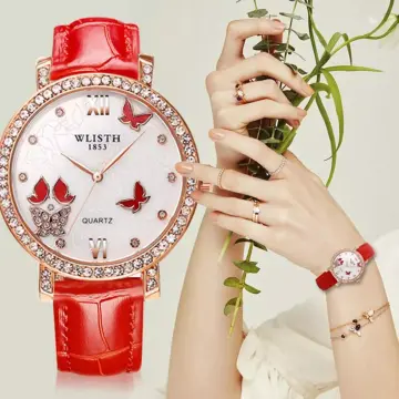 Ladies leather watches on sale online