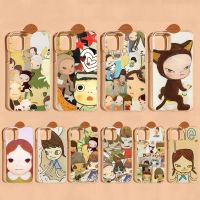 {Haojia เคสโทรศัพท์} Yoshitomo Nara Artnet กรอบโทรศัพท์แบบอาร์ตเคสโทรศัพท์สำหรับ iPhone 14 13 12 Mini 11 Pro XS Max X XR SE 6 7 8 Plus เคสซิลิโคนแบบนิ่ม