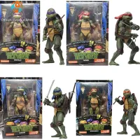 เต่านินจาภาพอนิเมะ Neca แบบฟิล์ม1990รุ่นลิมิเต็ดอิดิชั่นหุ่นแอคชั่นรูปปั้นของตกแต่งห้องของขวัญวันเกิด