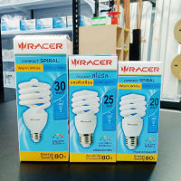 หลอดไฟ LED RACER คอมแพค สไปรัล 20w , 25w , 30w WarmWhite ขั้วE27