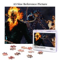 Ghost Rider With Chopper Wooden Jigsaw Puzzle 500 Pieces Educational Toy Painting Art Decor Decompression toys 500pcs