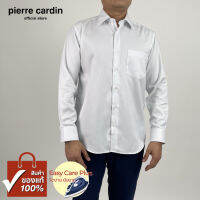 Pierre Cardin เสื้อเชิ้ตแขนยาว Easy Care Plus รีดง่ายยับยาก Basic Fit รุ่นมีกระเป๋า ผ้า Cotton 100% [RHT5139-BU]