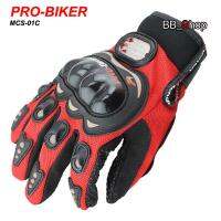 Pro BikeR Sports Gloves ถุงมือมอไซร์ ถุงมือ เต็มนิ้ว ขับขี่รถมอเตอร์ไซค์ และจักรยาน รุ่นยอดนิยม L 1คู่