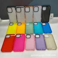 Nlwvx เหมาะสำหรับ iPhone 14โปรแม็กซ์เคสโทรศัพท์13Pro นิ่ม TPU เรืองแสงธรรมดาสองสี11เคสโทรศัพท์