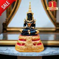 {ABIG-06}พระแก้วประจำวันเกิด สีนิลดำ ขนาดหน้าตัก 3 นิ้ว งานสูง 18 cm เนื้อเรซิ่น ผ่านพิธีพุทธาภิเษกมาแล้ว บูชาเสริมอำนาจบารมี ถวายในโอกาสต่างๆได้