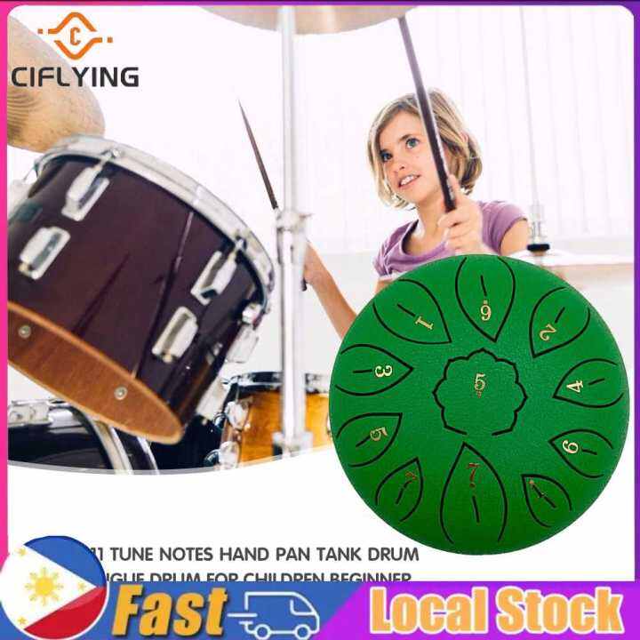 6 inch 11 Tune Percussion Musical Instrument Steel Tongue Drum for
