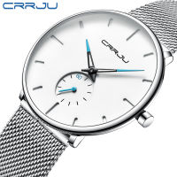 CRRJU Sports Mens slim Watches Top nd Luxury Waterproof Sport Watch Men Ultra Thin Dial Quartz Watch Casual Relogio Masculino