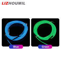 LIZHOUMIL EL สายไฟนีออนใช้พลังงานแบตเตอรี่16.4ft/5M 3V ริ้วสายไฟส่องสว่างสำหรับตกแต่งปาร์ตี้เชือกไฟฮาโลวีนคริสต์มาส