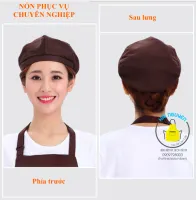 Nón phục vụ nón bếp dành cho Nam Nữ mẫu đẹp làm đồng phục nhà hàng