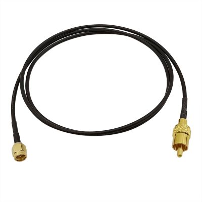 SMA Male to RCA Male RF Coaxial Connector 50 Ohm RG174 Cable Pigtail RCA-SMA Adapter for TV Antenna