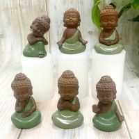 Silicone Candle Mould 3D Buddha Statue Candle Mould DIY Gypsum Crafts Mold Candle Mould Soap Mould Candle Making Kit Resin Mold