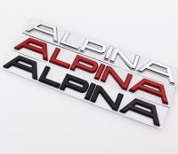 ตัวอักษร งานโลหะ อัลพิน่า แต่ง บีเอ็ม ขนาดต่อตัวอักษร ยาว 5 * สูง 2.2 cm BMW for Alpina B10 Car Alpina B5 letter logo silver/black