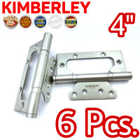 KIMBERLEY บานพับผีเสื้อ บานพับประตู บานพับหน้าต่าง สเตนเลสแท้ (SUS 304 ทั้งตัว) NO.939-4” SS (SUS 304 JAPAN)(6 ชิ้น)