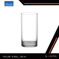 JJGLASS - (Ocean) B01210 Fin Line  - แก้วฟินไลน์  แก้วดริ๊งเเวร์ ทัมเบอร์  แก้วโอเชี่ยนกลาส