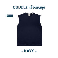 ZUTTO เสื้อยืดพรางพุงแขนกุด รุ่น Cuddly สีกรมท่า