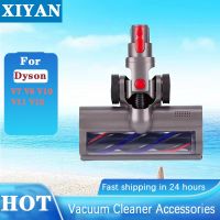 เครื่องมือหัวแปรงถูพื้นแบบมอเตอร์สำหรับ V10 Dyson V8 V7เครื่องดูดฝุ่น V11รถกวาดพื้นนุ่มลูกกลิ้งขัดเท้าอะไหล่แปรงถูพื้น