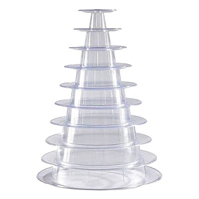 10 Tier Cupcake Holder Stand,Round Macaron Tower Stand,Clear Cake Display Rack for Wedding Birthday Party Decor