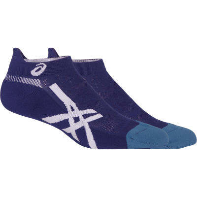 ASICS :  CUSHION SINGLE TAB UNISEX RUNNING อุปกรณ์กีฬา ชายหญิง อุปกรณ์กีฬา ถุงเท้า ของแท้  DIVE BLUE