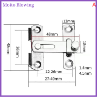 Moito สลักล็อคบานพับเหล็กสแตนเลสสำหรับตู้เลื่อนประตูหน้าต่างอุปกรณ์ฮาร์ดแวร์ประตูบ้านระวังภัย