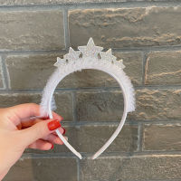 30pcs Lace Crystal Tiara Star Crown Child Girl Kids Princess for Rhinestone Headband Bride Wedding Birthday Party Easter Cosplay