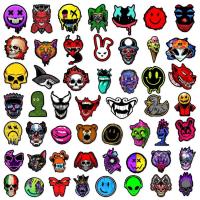 Horror Face Sticker 50PCS Waterproof Cartoon Halloween Ghost Face Stickers Gothic Water Bottle Stickers for Laptop Cup Notebook custody