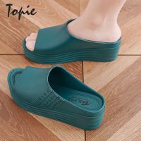 Topie รองเท้ารัดส้นสำหรับผู้หญิง Kasut Wanita Selipar Wanita Heels รองเท้าแตะสตรีทรงบีบเกาหลีแฟชั่นสไตล์รองเท้าแตะลำลอง AG0323