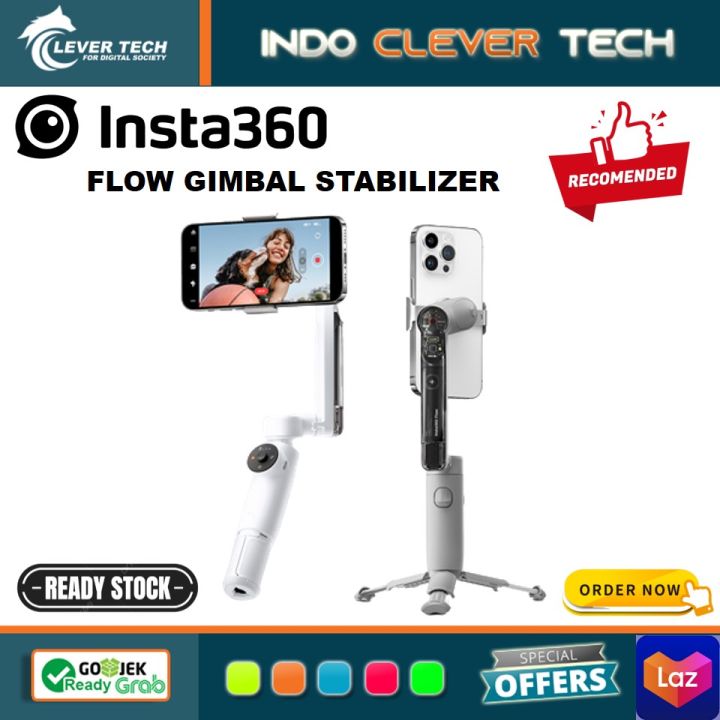 Insta360 Flow Gimbal Stabilizer for Smartphone Stone Gray | Lazada ...