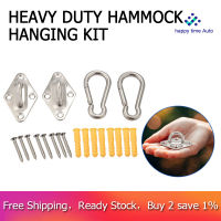 Heavy Duty Hammock Hanging Kit Eye Plates Ceiling Wall Mount Anchor Hooks Hanger for Hammock Swing Chair