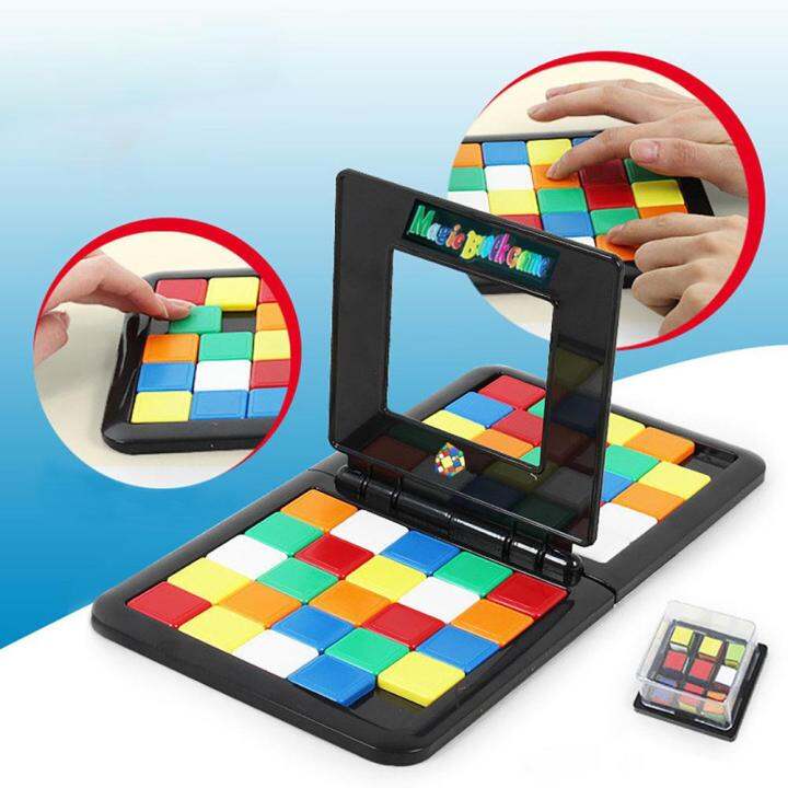 Puzzle Cube 3D Puzzle Race Cube Board Game Kids S Education Toy Parent ...