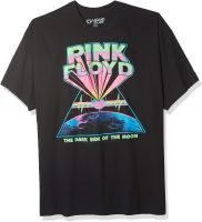 Liquid Blue Pink Floyd Dark Side of The Moon Blacklight Print T-Shirt