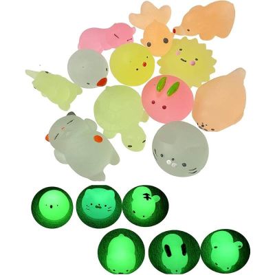 【CW】 10Pcs Squishies The Dark Kawaii Squeeze Stress for Kids Favors