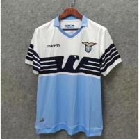 14-15 Lazio เสื้ออินทรีน้ำเงินใส่อยู่บ้านย้อนยุค115วันครบรอบปี Zhixiu ฉบับไทยฉบับแฟนกำหนดเองชุดฟุตบอล