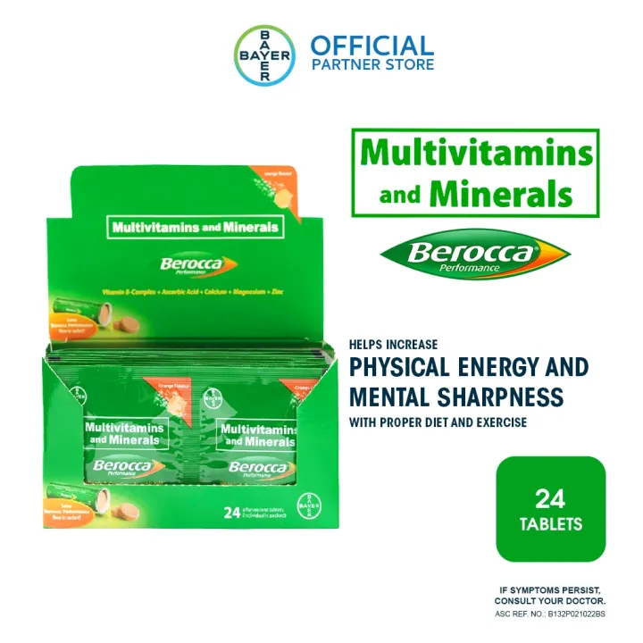 Berocca Orange Sachet 24's Lazada PH