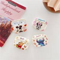 เคสซิลิโคน เคส AirPods Pro Airpods 3 gen3 AirPods 2 Fashion Cartoon วินนี่เดอะพูห์ Winnie the Pooh &amp; มิกกี้เมาส์ Mickey Mouse &amp; มินนี่เม้าส์ Minnie Mouse &amp; Stitch Protective Silicone Case QC7311722