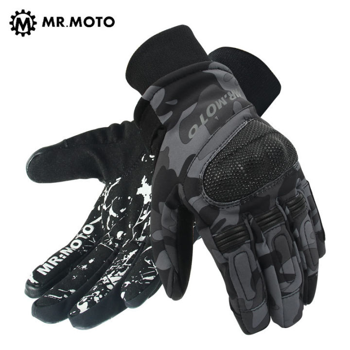 mrmoto-ถุงมือขี่มอเตอร์ไซค์-ผู้ชาย-ป้องกันการตก-กันน้ำ-มอเตอร์ไซค์แข่ง-มอเตอร์ไซค์-อัศวิน-อุปกรณ์-ผู้หญิง