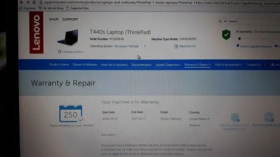Giảm Giá [ ] Laptop Lenovo Thinkpad T440S (Core I5-4300U, Ram 4Gb, Hdd  500Gb, Vga Intel Hd Graphics 4400, 14 Inch) 