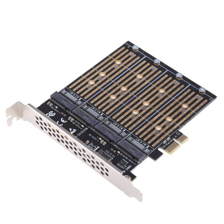 4พอร์ตสำหรับ-2อะแดปเตอร์-pcie-pci-e-สำหรับ-x1ด่วน2สำหรับคีย์-ngff-สนับสนุนการ์ด-ssd-2280-2260-2242-2230อะแดปเตอร์ดรอปชิป-fjk3825