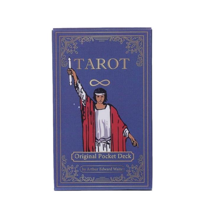 ไพ่ทาโรต์-tarot-card-delos-ไพ่ทาโรต์พกพาเวอร์ชั่นภาษาอังกฤษง่ายต่อการเล่นของขวัญที่ดี