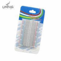 Holiday Discounts 8.5Cmx5.5CM 400 Breadboard Holes Tie Point Interlocking Solderless PCB Breadboard 400 Holes Mini Breadboard For Arduino DIY Kit