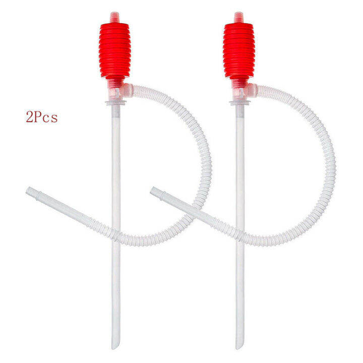 2 X Manual Hand Siphon Syphon Pump Liquid Transfer Fuel Diesel Petrol Water Lazada