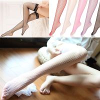 PYA94 สีที่ต่างกัน เสน่ห์ของผู้หญิง Hollow Fishnet ต้นขา ผู้หญิงเซ็กซี่ การออกแบบลูกไม้กุหลาบ ถุงน่องตาข่ายนุ่ม ถุงน่อง ร้านขายชุดชั้นยาว ถุงเท้าตาข่าย ถุงน่อง