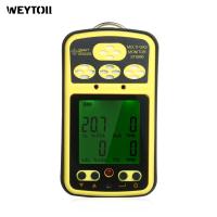 SMART SENSOR ST8990 Multi Gas Monitor Rechargeable 4 in 1 O₂ LEL CO H₂S Gas Detector Tester Sensor Backlight Alarm LCD Display