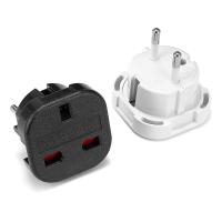 เครื่องชาร์จไฟฟ้าเต้าเสียบสายไฟ Adaptor Traveling อังกฤษปลั๊กอียู AC EU UK UK ปลั๊กสายลำโพงเพื่อแปลงเต้ารับตัวแปลงไฟฟ้า