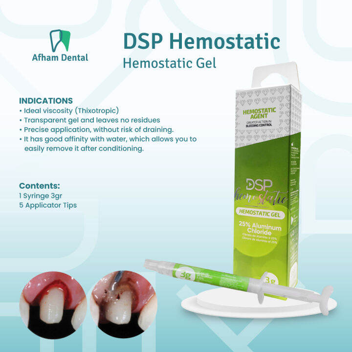 DENTAL DSP HEMOSTATIC AGENT / HEMOSTATIC GEL 25 Lazada Indonesia