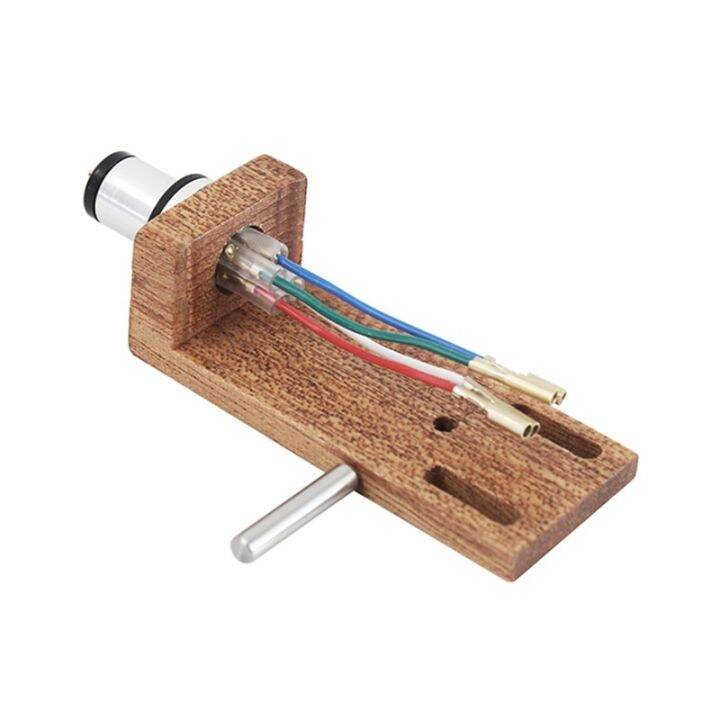 Cherry Wood Turntable Headshell Mount Universal LP Phono Cartridge