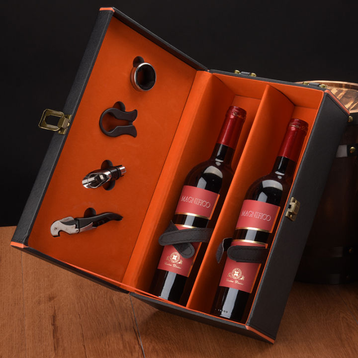 namiko-กล่องเก็บขวดไวน์-พร้อมอุปกรณ์เปิดและแก้วไวน์แชมเปญ