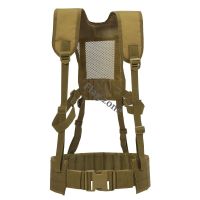 Limited Time Discounts Tactical Molle Vest Waist Belt H-Shaped Men Army Waist Girdle With Shoulder Strap Soft Padded Hunting  Gear Adjustable